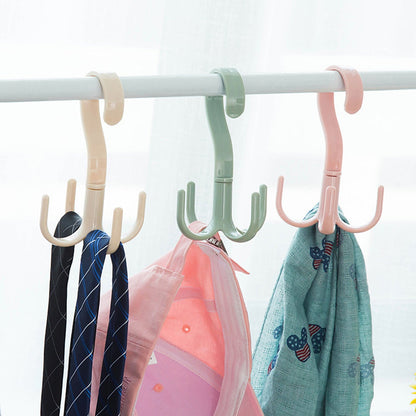 4-Claw 360° Rotatable Purse Rack Hook – Multi-Function Hanger