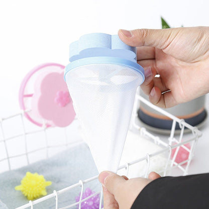 Washing Machine Floating Lint Mesh Filter Bag for Hair & Debris Removal