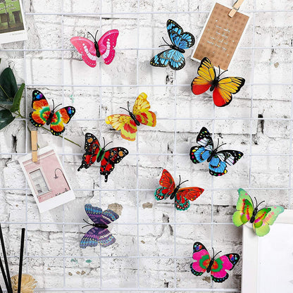Butterfly 3D Illusion Night Lamp – Multicolor Decorative Light