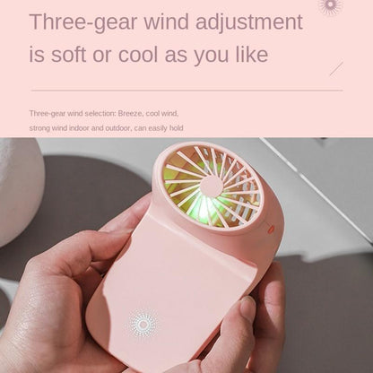 Portable Mobile Phone Holder Fan – Handheld Multi-Function Cooling Fan