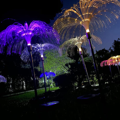 Solar Jellyfish Outdoor Lights – 7-Color Waterproof Garden Decor - Set of 2