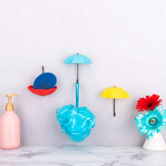 Multipurpose Umbrella Wall Hook for Keys, Hats & More