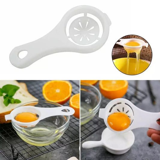 Egg Yolk & White Separator – Spoon Filter Egg Divider for Cooking & Baking