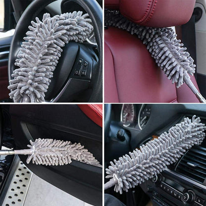 Foldable Multipurpose Microfiber Cleaning Duster – Extendable, Bendable and Washable