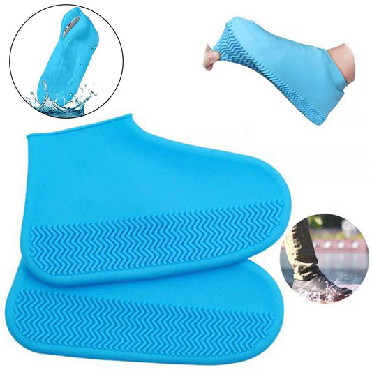 Non-Slip Silicone Reusable Waterproof Shoe Cover – Random Color
