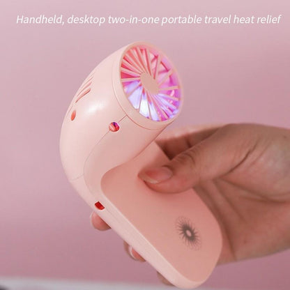 Portable Mobile Phone Holder Fan – Handheld Multi-Function Cooling Fan