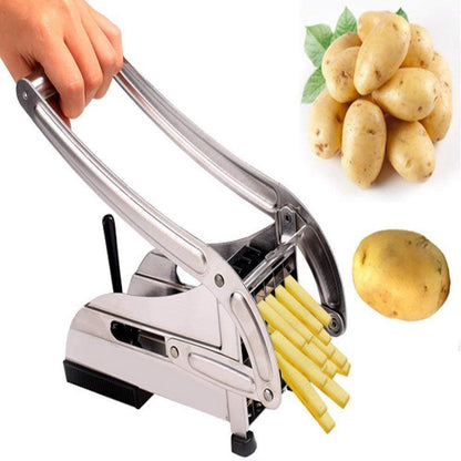 Stainless Steel French Fries Cutter for Potato Fries, Carrot and Vegetable Fingers