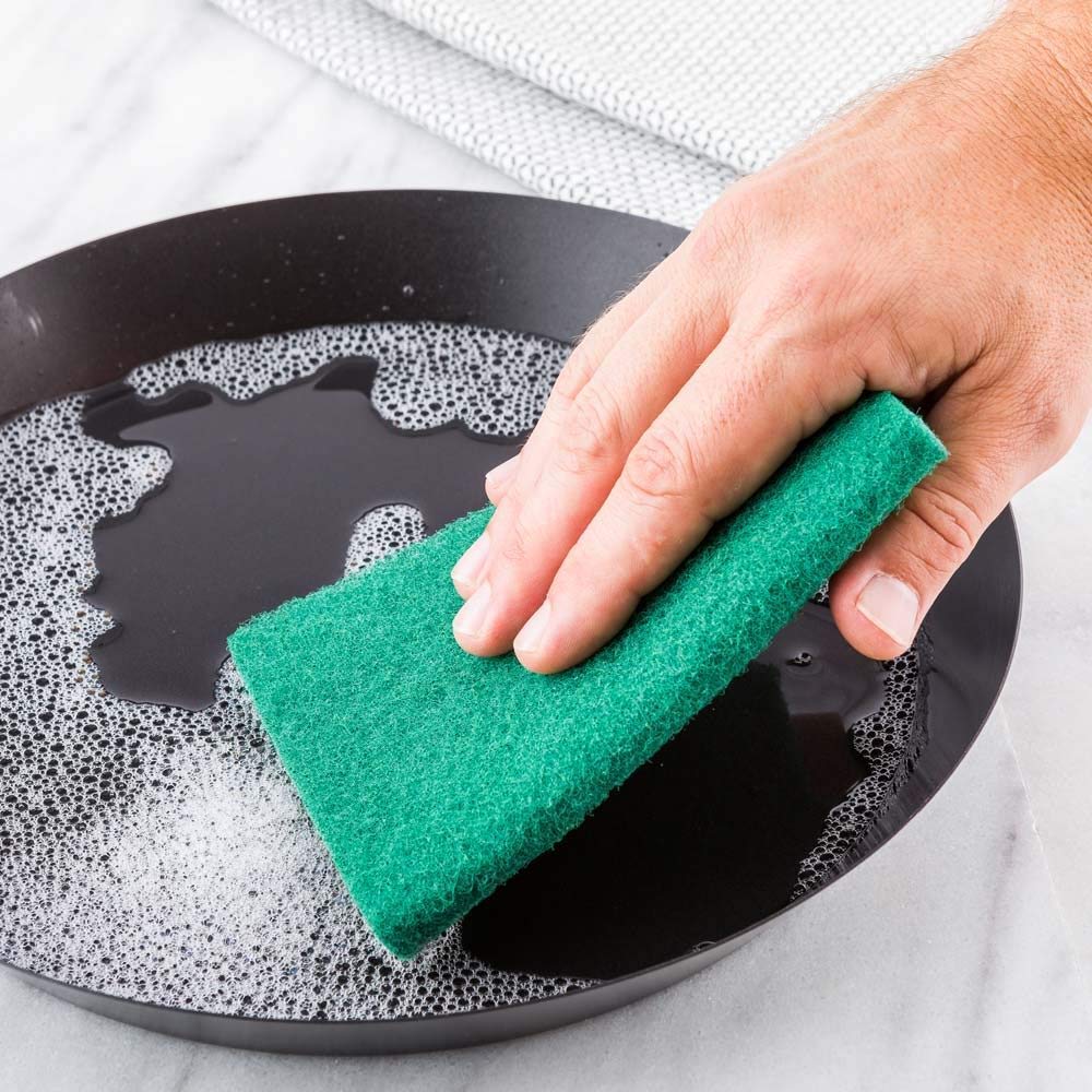 Scrub Sponge Cleaning Pads Aqua Green – Pack of 6
