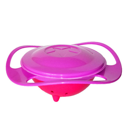 Spill-Proof Gyro Bowl – 360° Rotating Toddler Feeding Dish