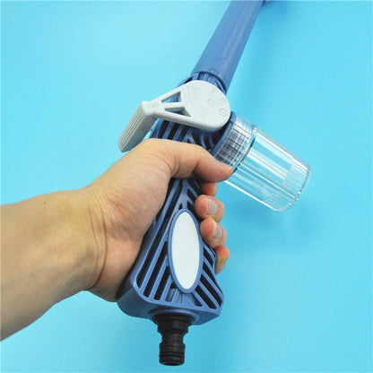 Jet Water Cannon 8-in-1 Spray Gun with Soap Dispenser – Multi-Function Hose Nozzle