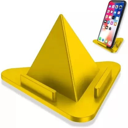 Pyramid Mobile Stand with Adjustable Angles for Hands-Free Viewing