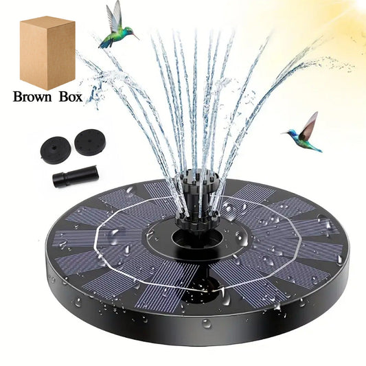 Solar Water Fountain Pump – Floating Outdoor Garden Decor (1 Set)