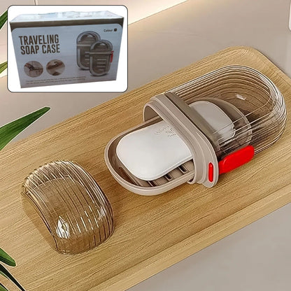 Travel Soap Box – Waterproof Plastic Soap Dish with Lid