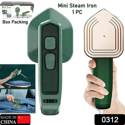 2-in-1 Mini Steam Iron & Garment Steamer – Portable & Travel-Friendly