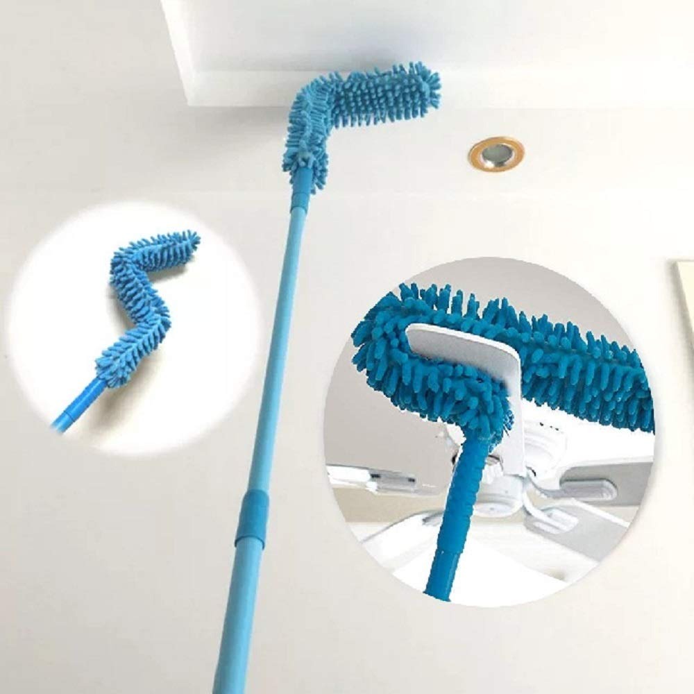 Foldable Multipurpose Microfiber Cleaning Duster – Extendable, Bendable and Washable