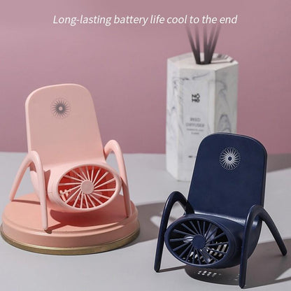 Portable Mobile Phone Holder Fan – Handheld Multi-Function Cooling Fan