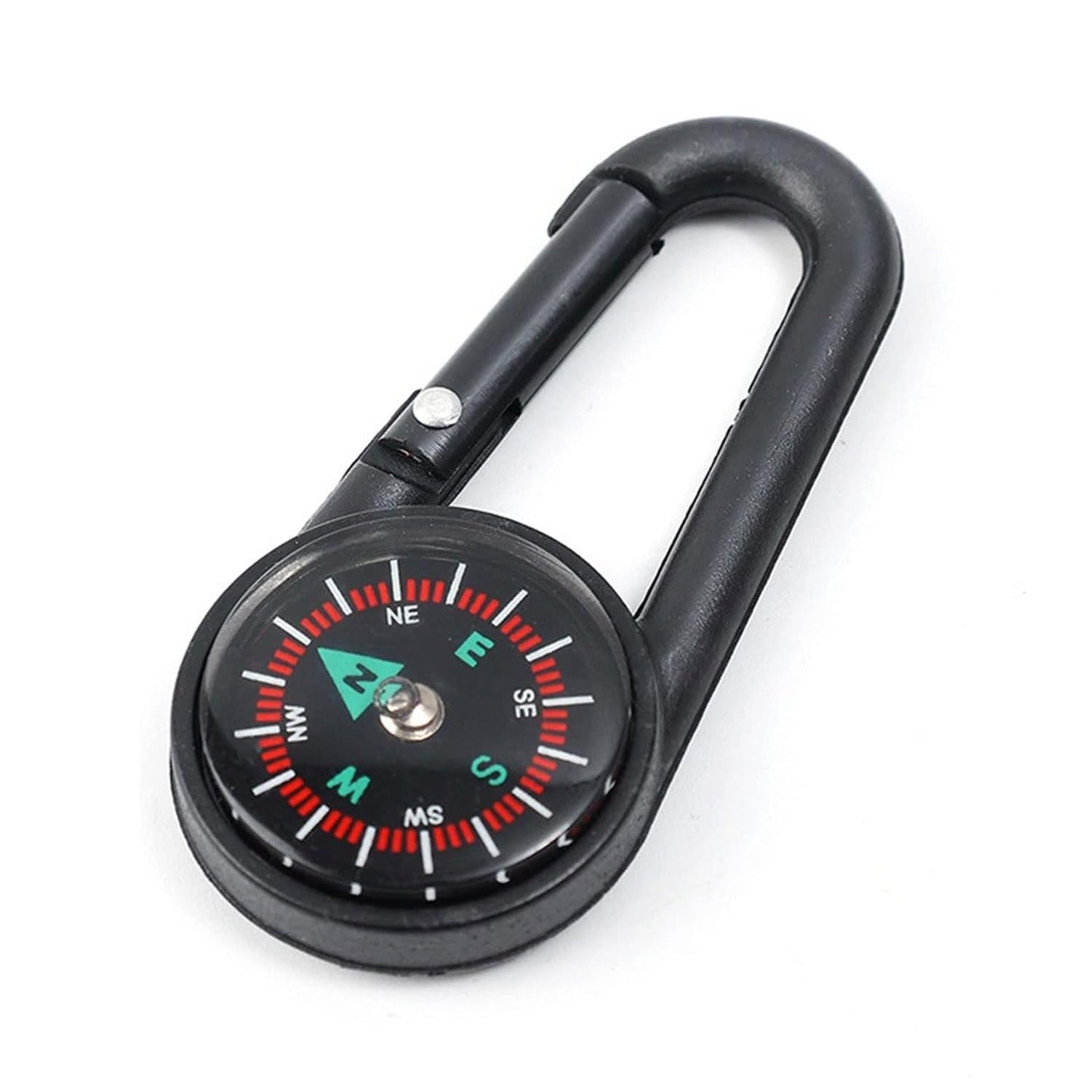 Clip Snap Hook Mini Compass for Outdoor & Travel (1 Pc)