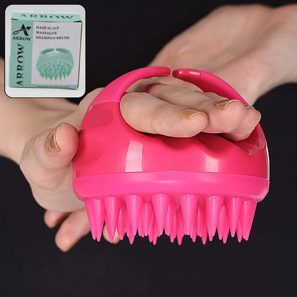 Scalp Massager & Shampoo Brush with Soft Silicone Bristles