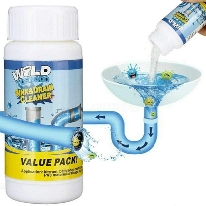 Powerful Sink & Drain Cleaner Powder – 110g Clog Remover