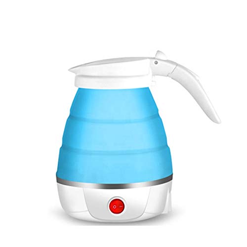 Foldable Silicone Electric Travel Kettle – 600ml Portable Boiler for Camping, Travel & Office