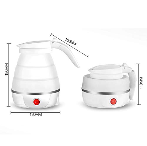 Foldable Silicone Electric Travel Kettle – 600ml Portable Boiler for Camping, Travel & Office